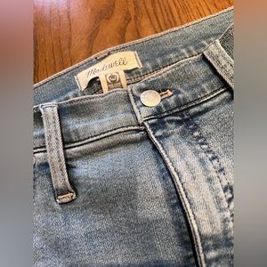 Madewell Jeans- 31, 11 in high rise, skinny WORN ONCE